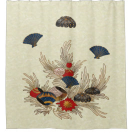 Cortina De Ducha Decoración del Océano Asiático