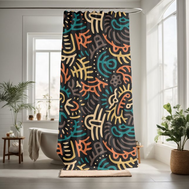 Cortina De Ducha Decoración moderna y llamativa (Subido por el creador)
