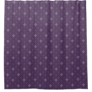 Cortina De Ducha Decoración púrpura del cuarto de baño del modelo