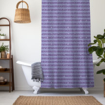 Deep Amethyst Glitter Style Horizontal Stripes 