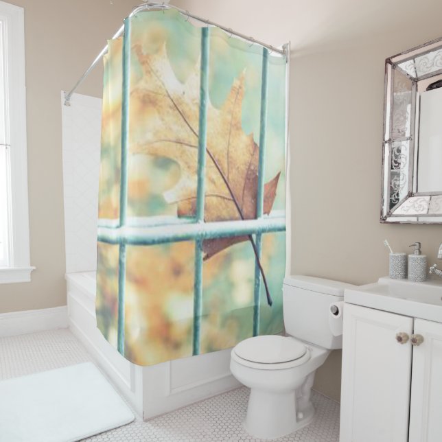 Cortina de ducha deja verde (In situ)