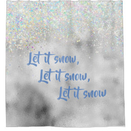 Cortina De Ducha Dejen que nieve Navidades