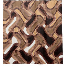 Cortina de ducha del caramelo y del caramelo de