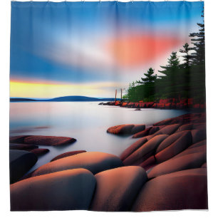Cortina de ducha del Parque Nacional Acadia