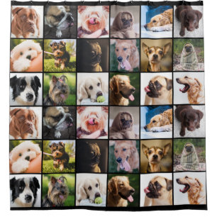 Cortina de ducha del perro Lover