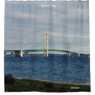 Cortina de ducha del puente de Mackinac
