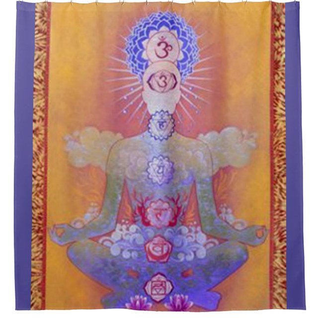 Cortina de ducha del SISTEMA de CHAKRA (Anverso)
