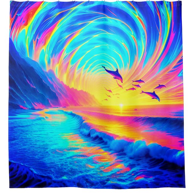 Cortina De Ducha Delfín (Anverso)