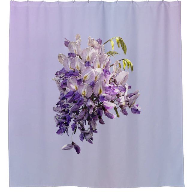 Cortina De Ducha Delicate Wisteria (Anverso)