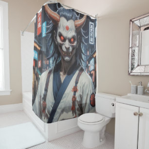 Cortina De Ducha Demon Samurai