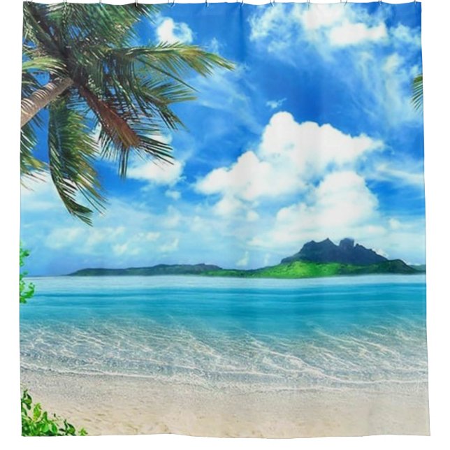 Cortina De Ducha Destino de vacaciones (Anverso)