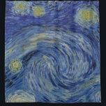 Cortina De Ducha Detalle "Noche estrellada" cerrado por Van Gogh<br><div class="desc">Este diseño presenta una reproducción sin alteraciones ni ediciones muy alta de la famosa pintura "Starry Night" de Van Gogh.</div>
