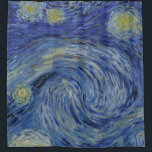 Cortina De Ducha Detalle "Noche estrellada" cerrado por Van Gogh<br><div class="desc">Este diseño presenta una reproducción sin alteraciones ni ediciones muy alta de la famosa pintura "Starry Night" de Van Gogh.</div>