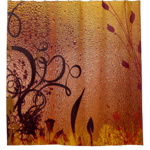 Cortina De Ducha Dew de cobre