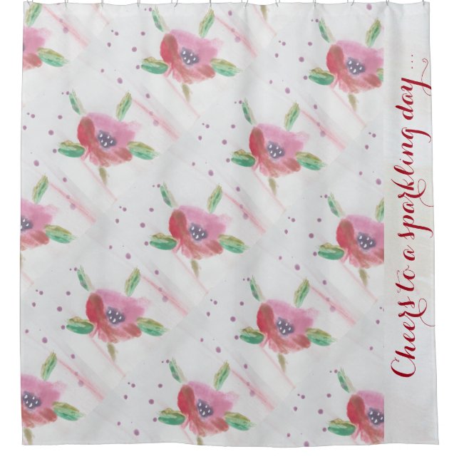 Cortina De Ducha Día de la parachoques (Anverso)