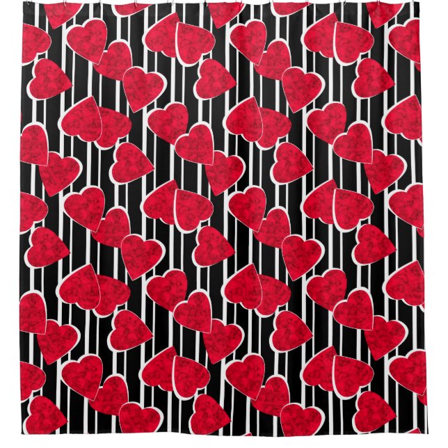 Cortina De Ducha Día de San Valentín (Anverso)