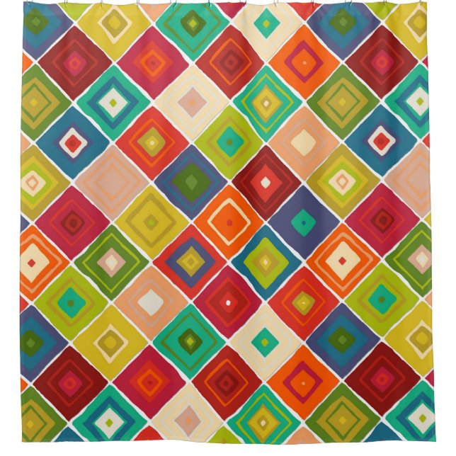 CORTINA DE DUCHA DIAMANTE (Anverso)