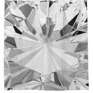 Cortina De Ducha Diamante realista: Cierre de textura 3D
