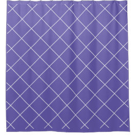 Cortina De Ducha Diamond Pattern purple