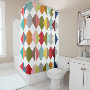 Cortina De Ducha Diamond Quilt Inspired