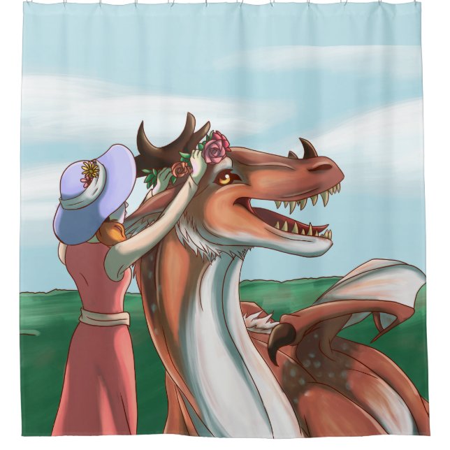 Cortina De Ducha Días pacíficos (Anverso)