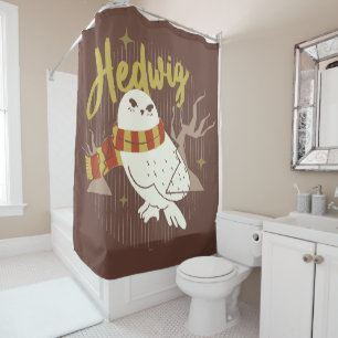 Cortina De Ducha Dibujo del Bosque Caprichoso de Hedwig