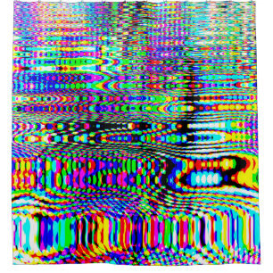Cortina De Ducha Digital effects. Multicolor abstract background. C