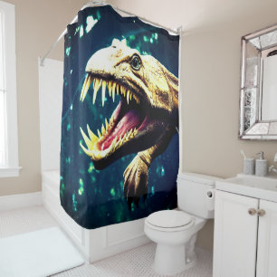 Cortina De Ducha Dinosaurio
