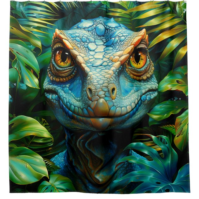 Cortina De Ducha Dinosaurio (Anverso)