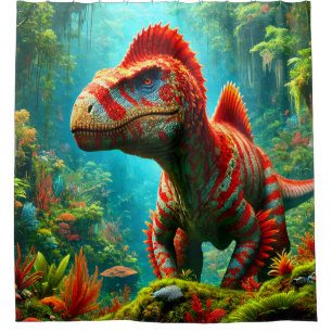 Cortina De Ducha Dinosaurio