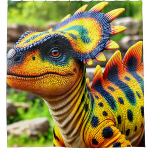 Cortina De Ducha Dinosaurio