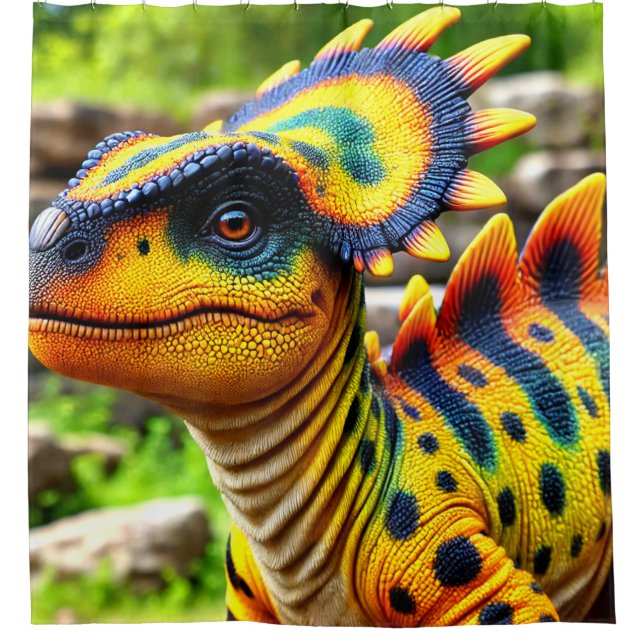Cortina De Ducha Dinosaurio (Anverso)