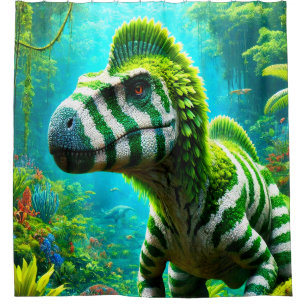 Cortina De Ducha Dinosaurio