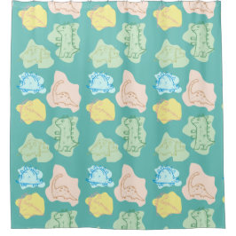 CORTINA DE DUCHA DINOSAURIO