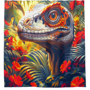 Cortina De Ducha Dinosaurio