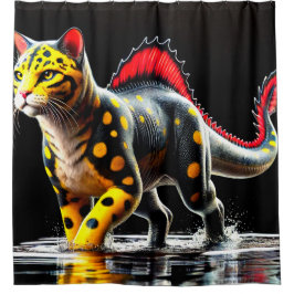 Cortina De Ducha Dinosaurio