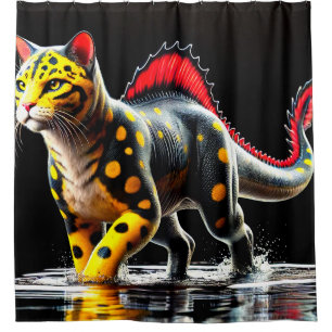 Cortina De Ducha Dinosaurio