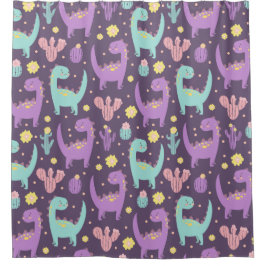 Cortina De Ducha Dinosaurios