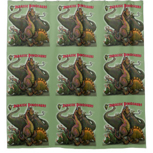 Cortina De Ducha Dinosaurios Jurásicos