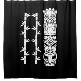 Cortina De Ducha Dios Tropical Tiki