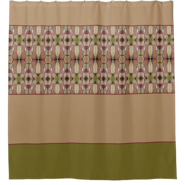 Cortina De Ducha Diseñador de patrones decorativos (Anverso)