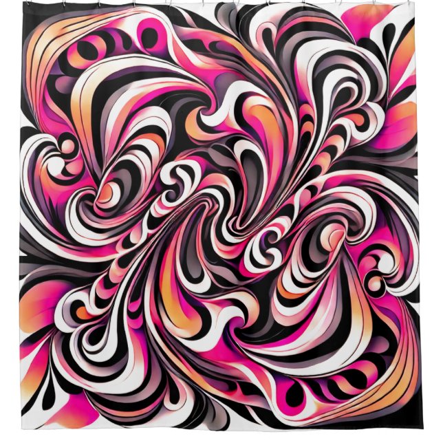 Cortina De Ducha Diseño artístico (Anverso)