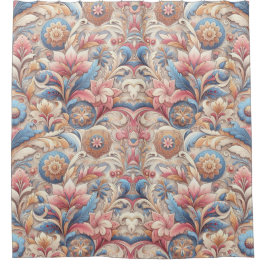 Cortina De Ducha Diseño de follaje de color claro de todo sobre