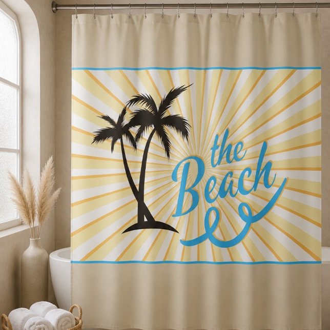 Cortina de ducha - Diseño de La Playa Nº 4 (Subido por el creador)