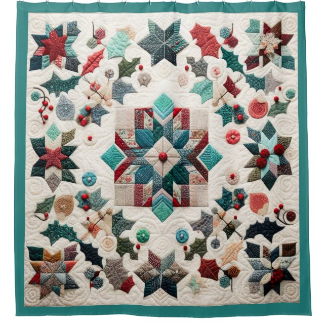 Cortina De Ducha Diseño de Navidades sin límite (Anverso)