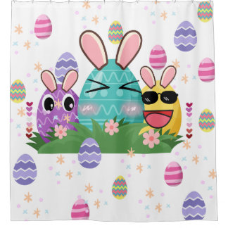 Cortina De Ducha diseño de óvulos de Pascua:)