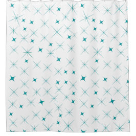 Cortina De Ducha Diseño moderno estreno elegante patrón azul blanco