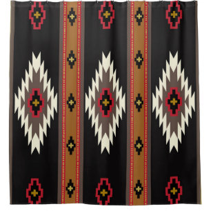 Cortina De Ducha Diseño Navajo 7 Bandana