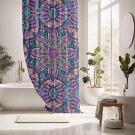 Cortina De Ducha Diseño orbórico cromático