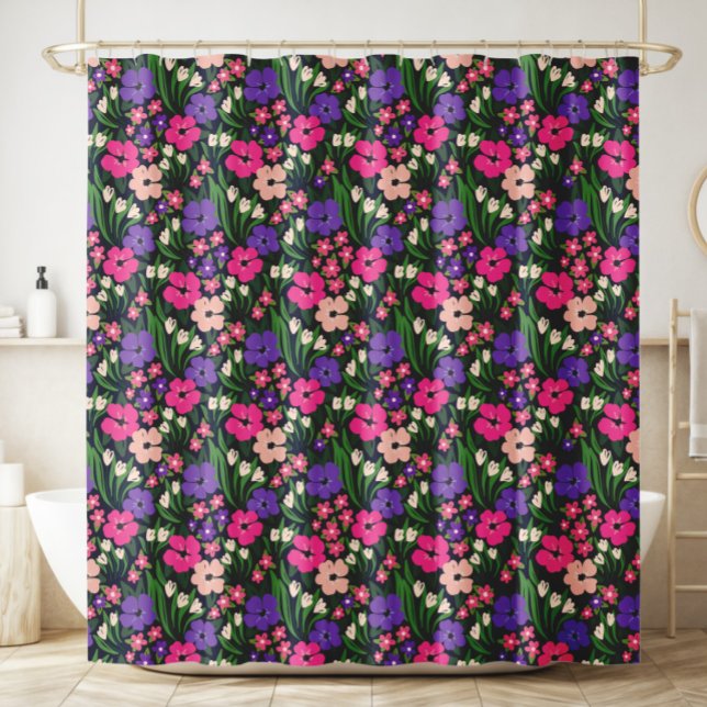 Cortina de ducha Ditsy Floral Wildflowers (Subido por el creador)